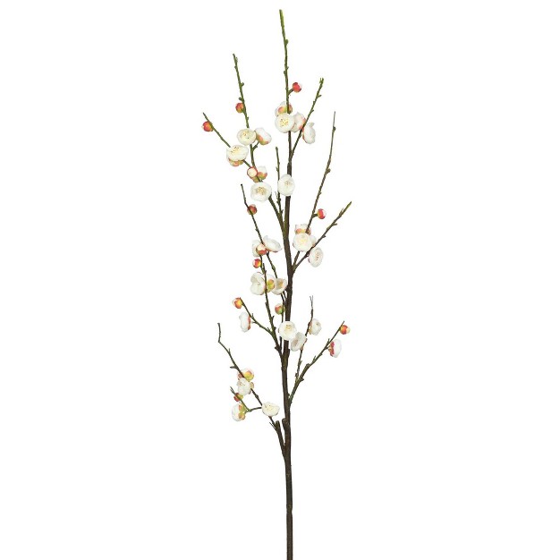 Artificial Plum Blossom Stem Cream Vickerman