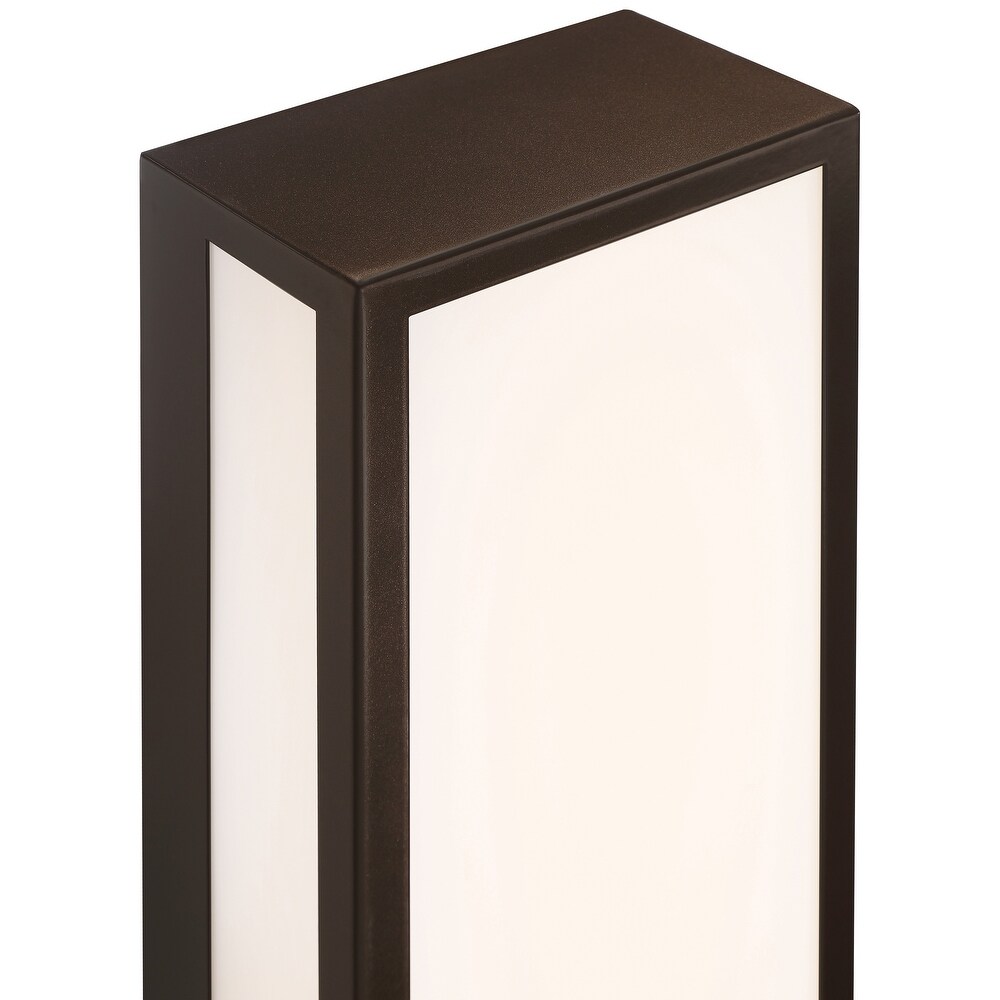 Access Lighting GEO Bi Directional Large Outdoor LED Wall Sconce   Bronze Finish