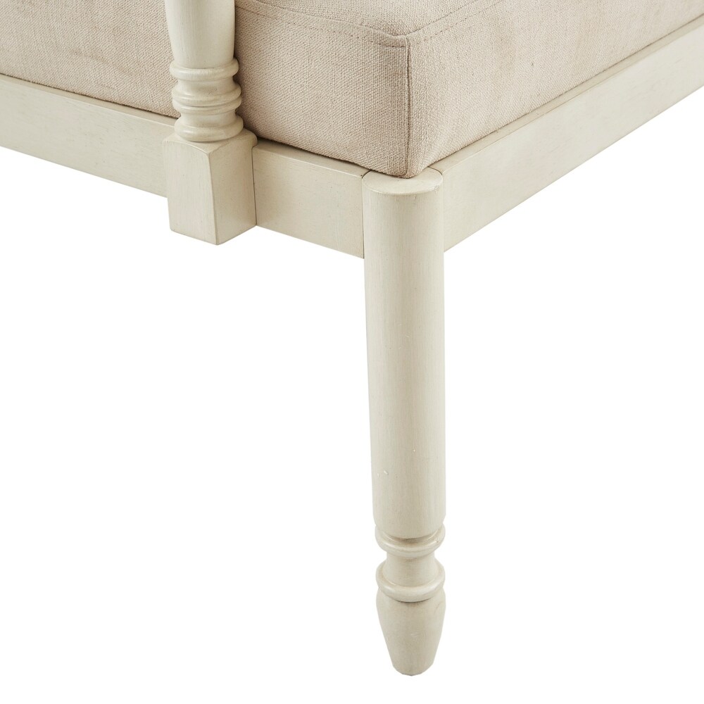 Braxton Cream Accent Chair by Martha Stewart