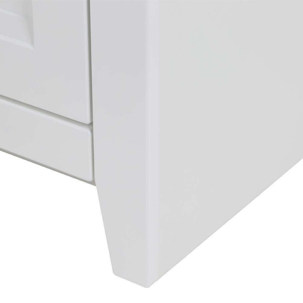 Home Decorators Collection Ridge 30 in. W x 21.6 in. D x 34 in. H Bath Vanity Cabinet without Top in White RG30-WH