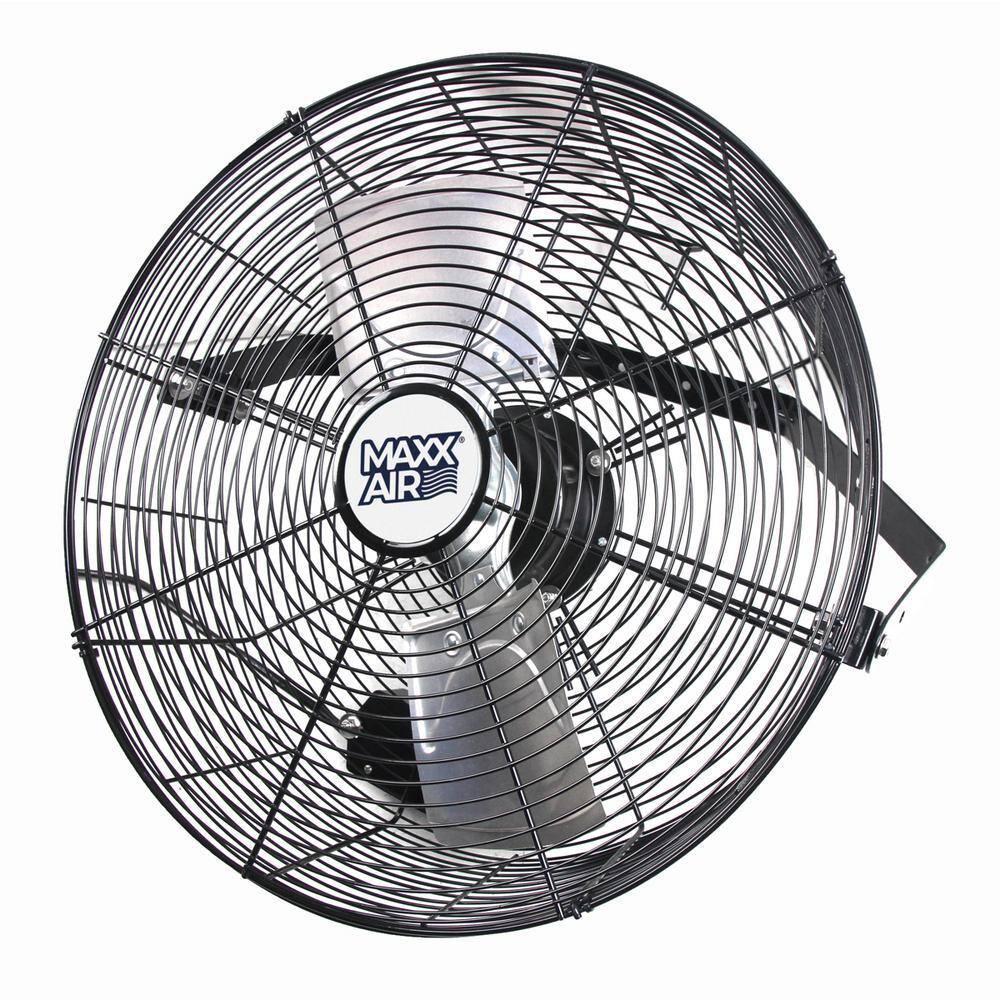 Maxx Air 18 in. 3-Speed High Velocity Wall Mount Fan with 2-Blades HVWM 18CD