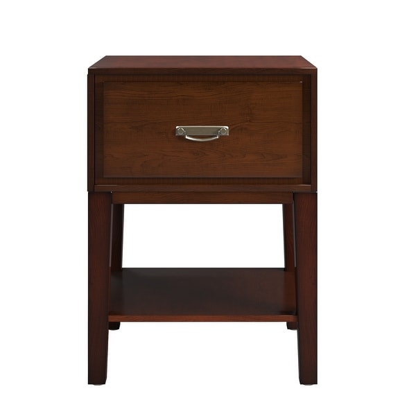 Haines Espresso Rectangle Wood Accent Table by iNSPIRE Q Bold