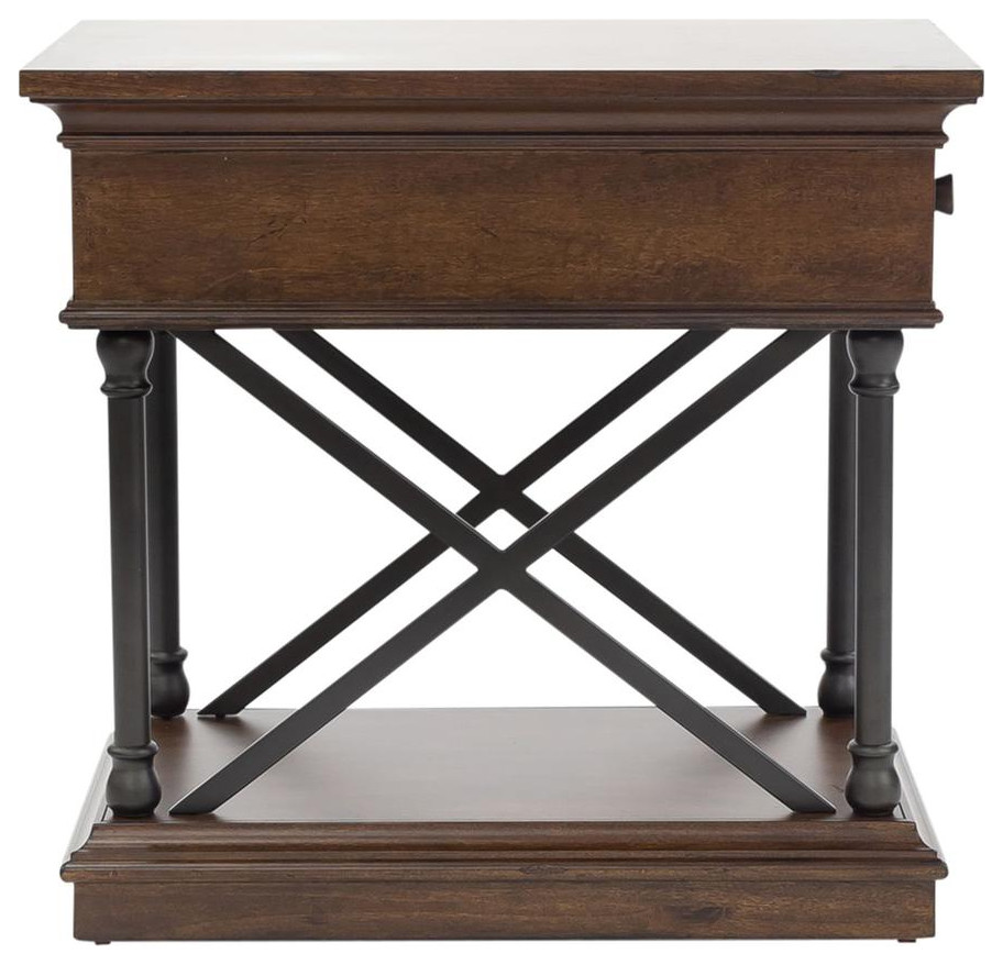 Tribeca drawer chair side table   Contemporary   Accent Chests And Cabinets   by BisonOffice  Houzz