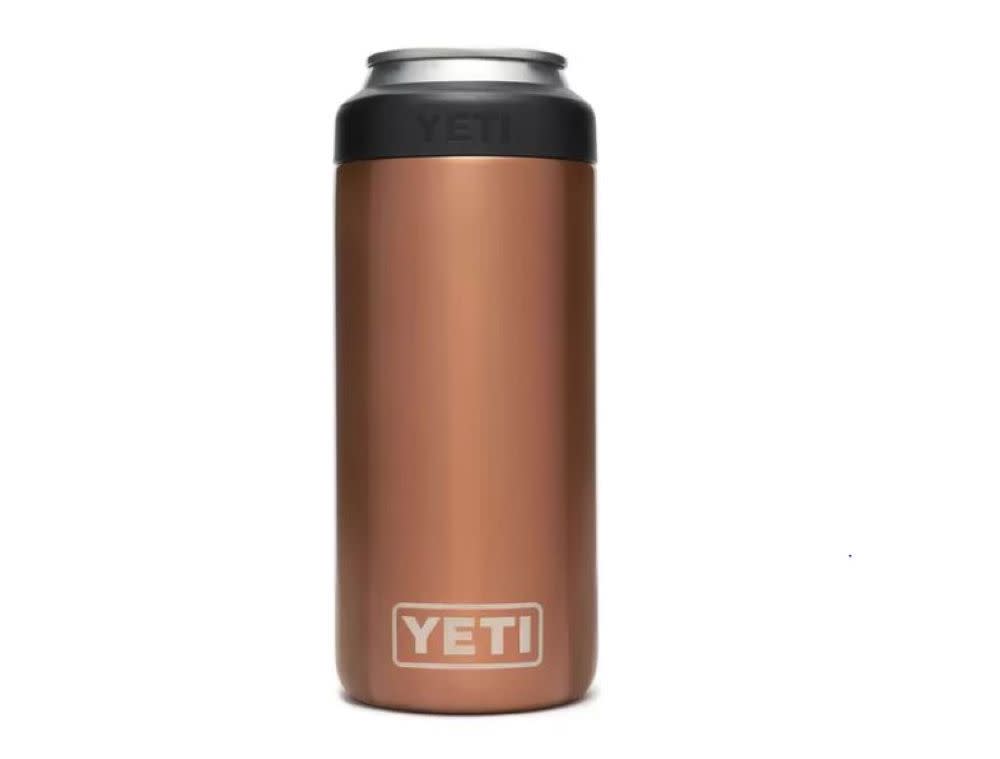 Yeti Rambler Colster Slim Can Insulator Copper