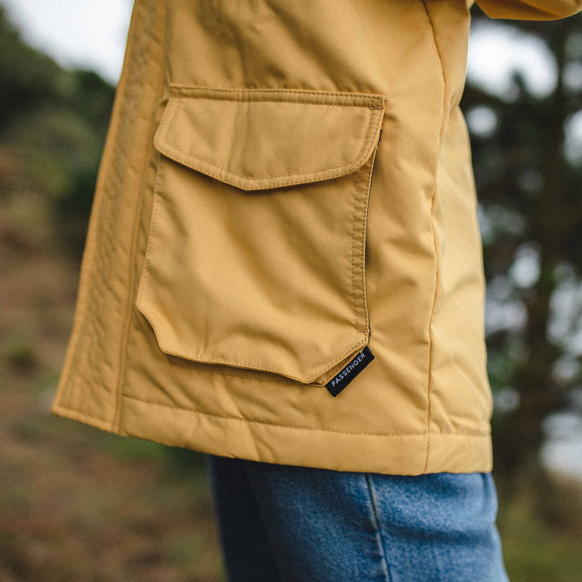 Alaska Recycled Jacket - Ochre Yellow