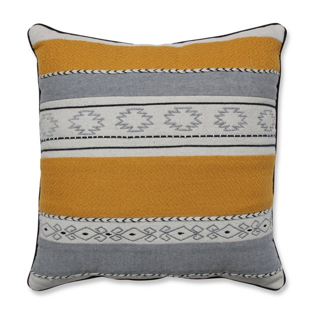 Sullivan Bar Throw Pillow Natural gold Pillow Perfect