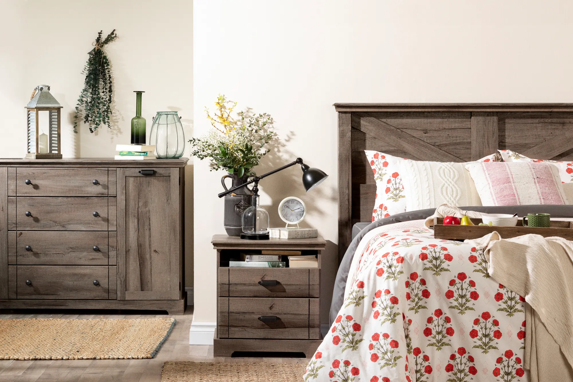 Classic Cottage Oak Brown Nightstand - South Shore