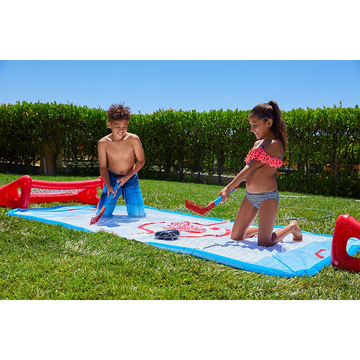 Wham-O Slip 'N Slide Water Knee Hockey 108" Lawn Water Slide