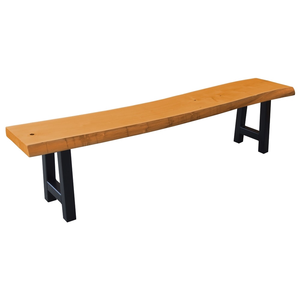 Live Edge Locust Wood Ridgemont Bench