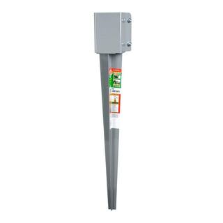 LTL Home Products 24 in. Grey Groundmaster Post System GM-24