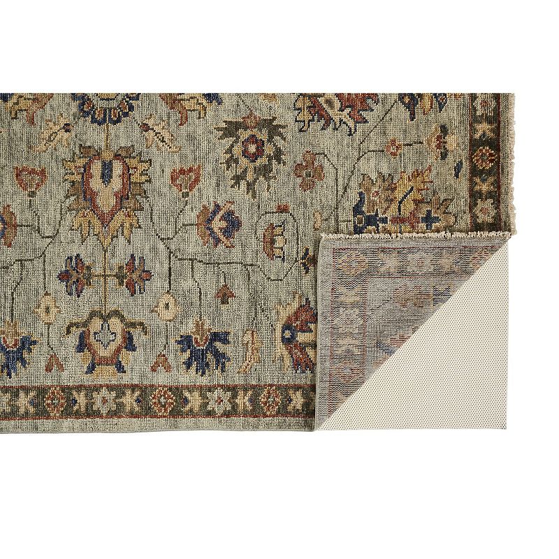 Weave and Wander Irie Traditional Oushak Geometric Floral Rug