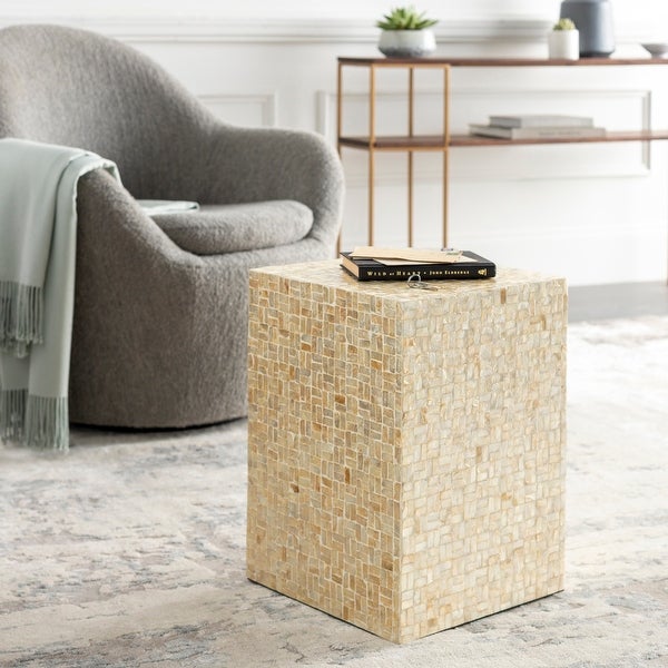 Artistic Weavers Scadio Contemporary Shell Square End Table - 19