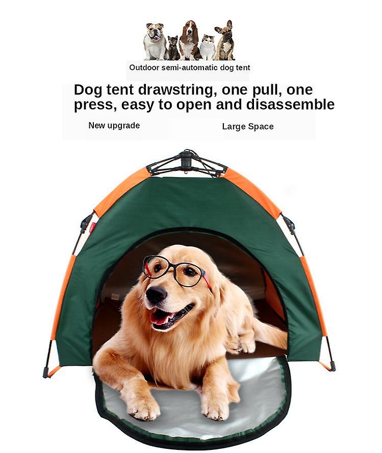 Portable outdoor dog tents