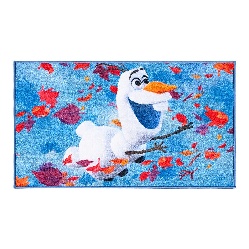 Disney's Frozen 2 Olaf Blue/Orange Area Rug By Safavieh