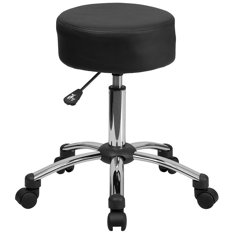 Emma and Oliver Medical Ergonomic Stool with Chrome Base