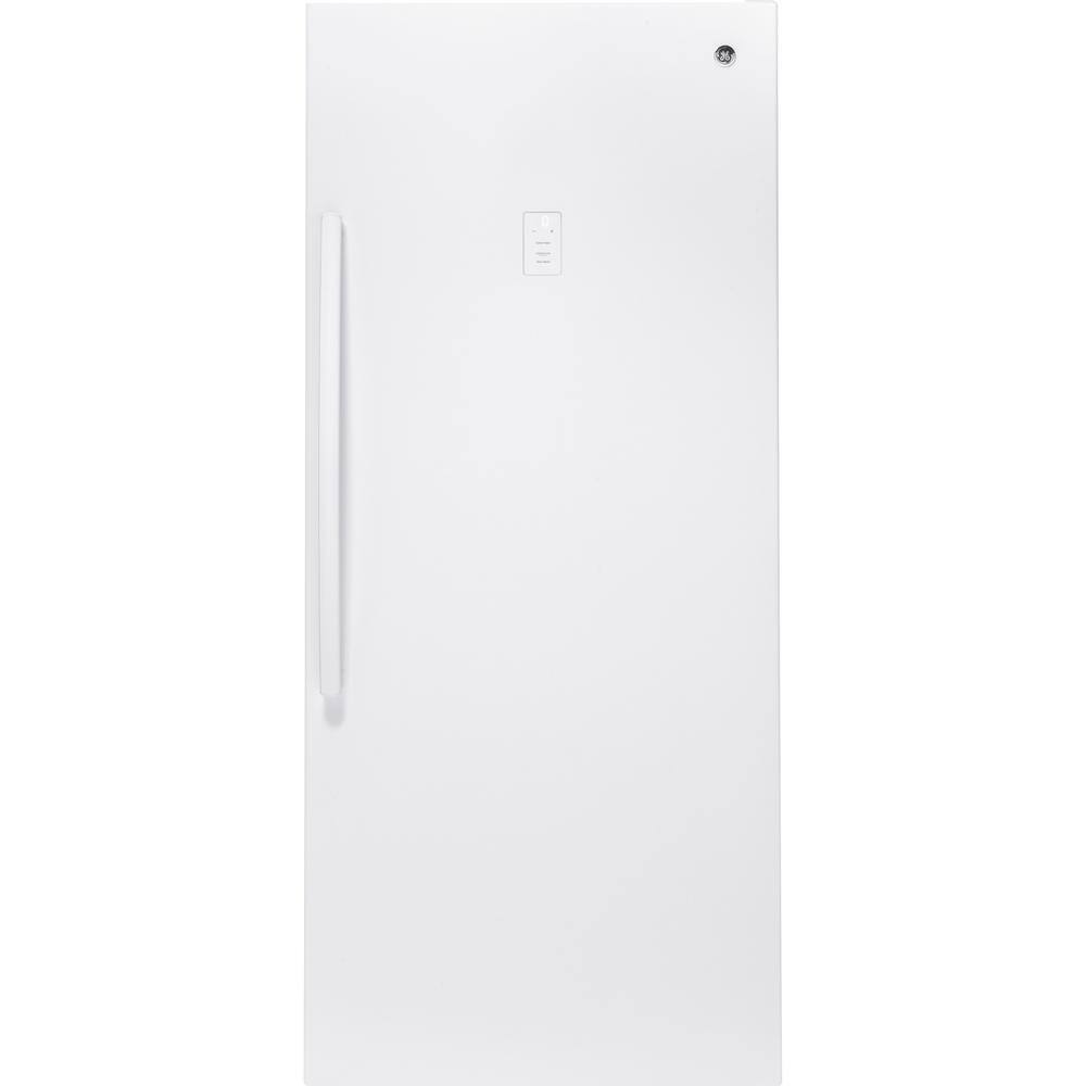 GE Garage Ready 21.3 cu. ft. Frost Free Defrost Upright Freezer in White FUF21DLRWW