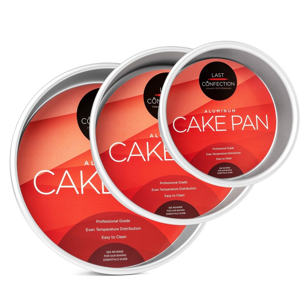 Round Aluminum Cake Pan Sets   Last Confection