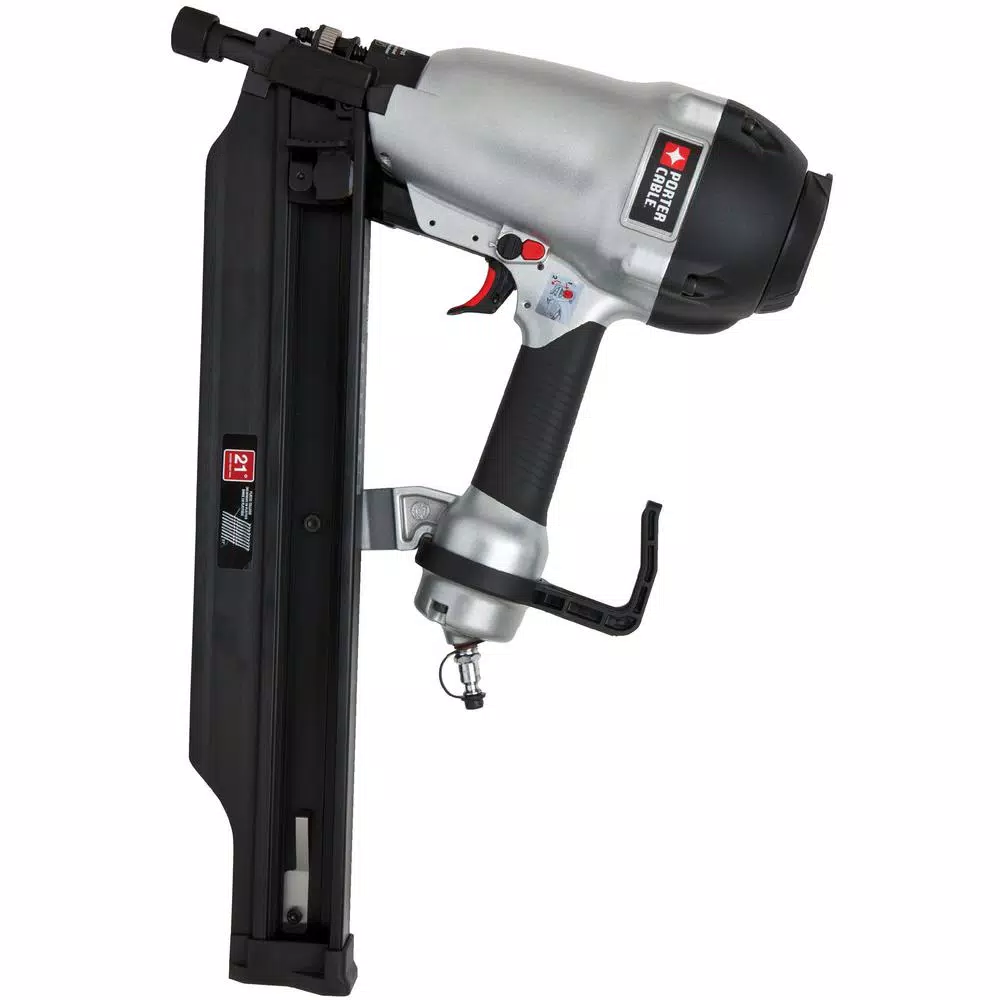 Porter-Cable Pneumatic 21-Degree Corded 3-1/2 in. Full Round Framing Nailer with Bonus Pneumatic 16-Gauge 2-1/2 in. Finish Nailer Kit and#8211; XDC Depot