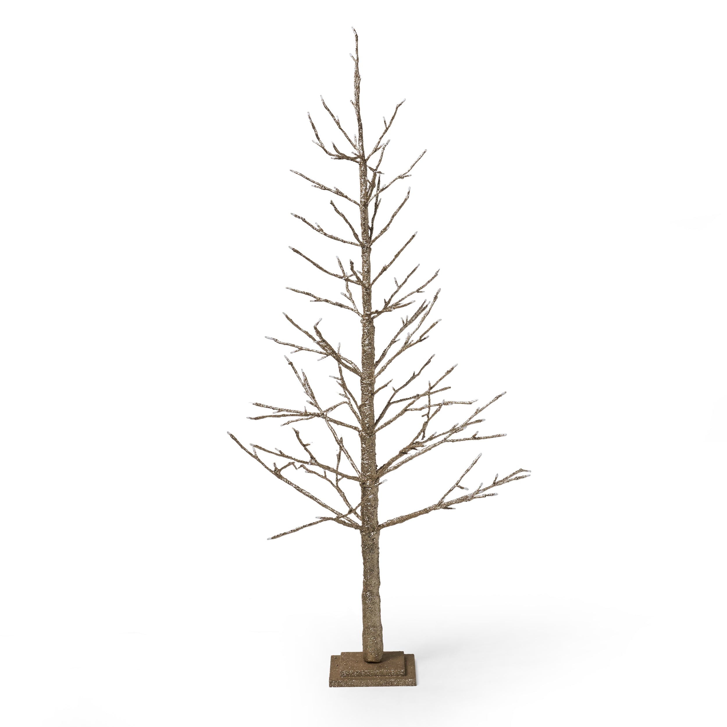 Azelia 5-foot Pre-Lit 186 Warm White LED Artificial Christmas Twig Tree