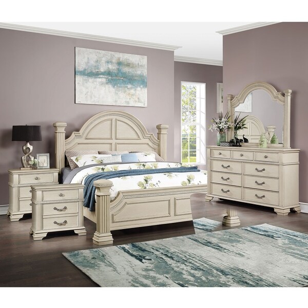 Stroh Traditional 5-Piece Bedroom Set with USB by Furniture of America - - 37051271