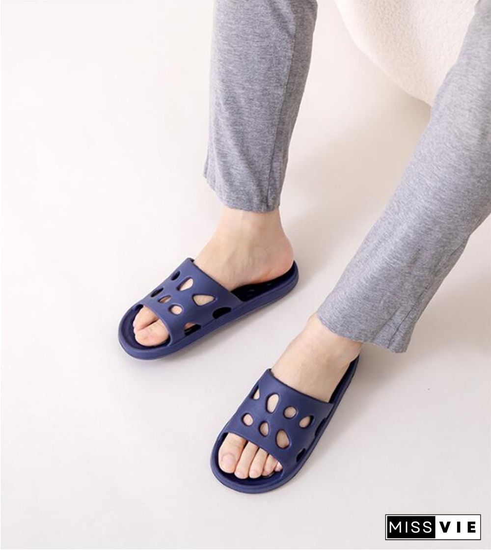 Summer Leaky Slippers Bathroom Bathing Confortable Men Women Couple Home Indoor Non-slip EVA Sandals Slippers Beach Slippers