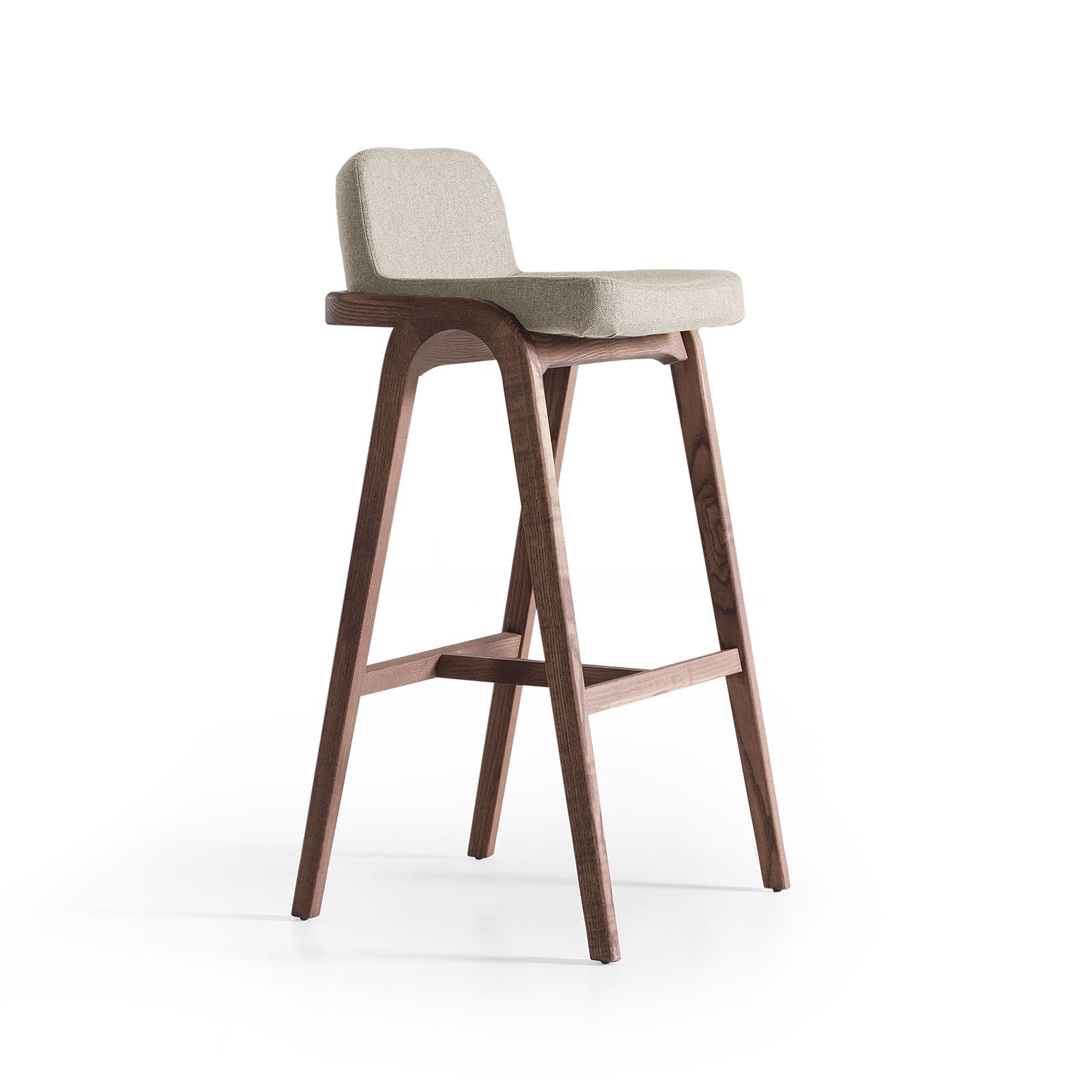 Natura Solid Ash Wood Bar Stool Naturabar-W-28903