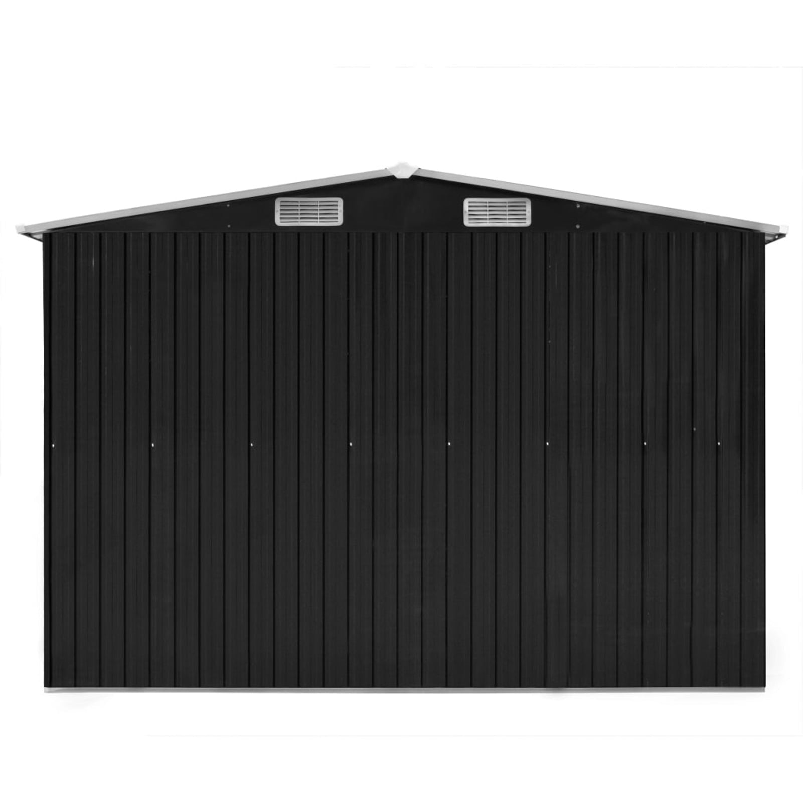 Lixada Garden Shed 101.2"x228.3"x71.3" Metal Anthracite