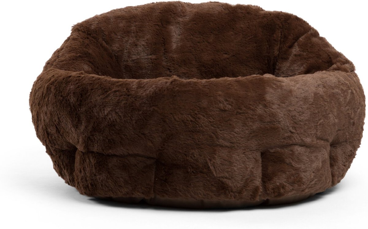 Best Friends By Sheri Lux Fur Deep Dish Bolster Cat and Dog Bed