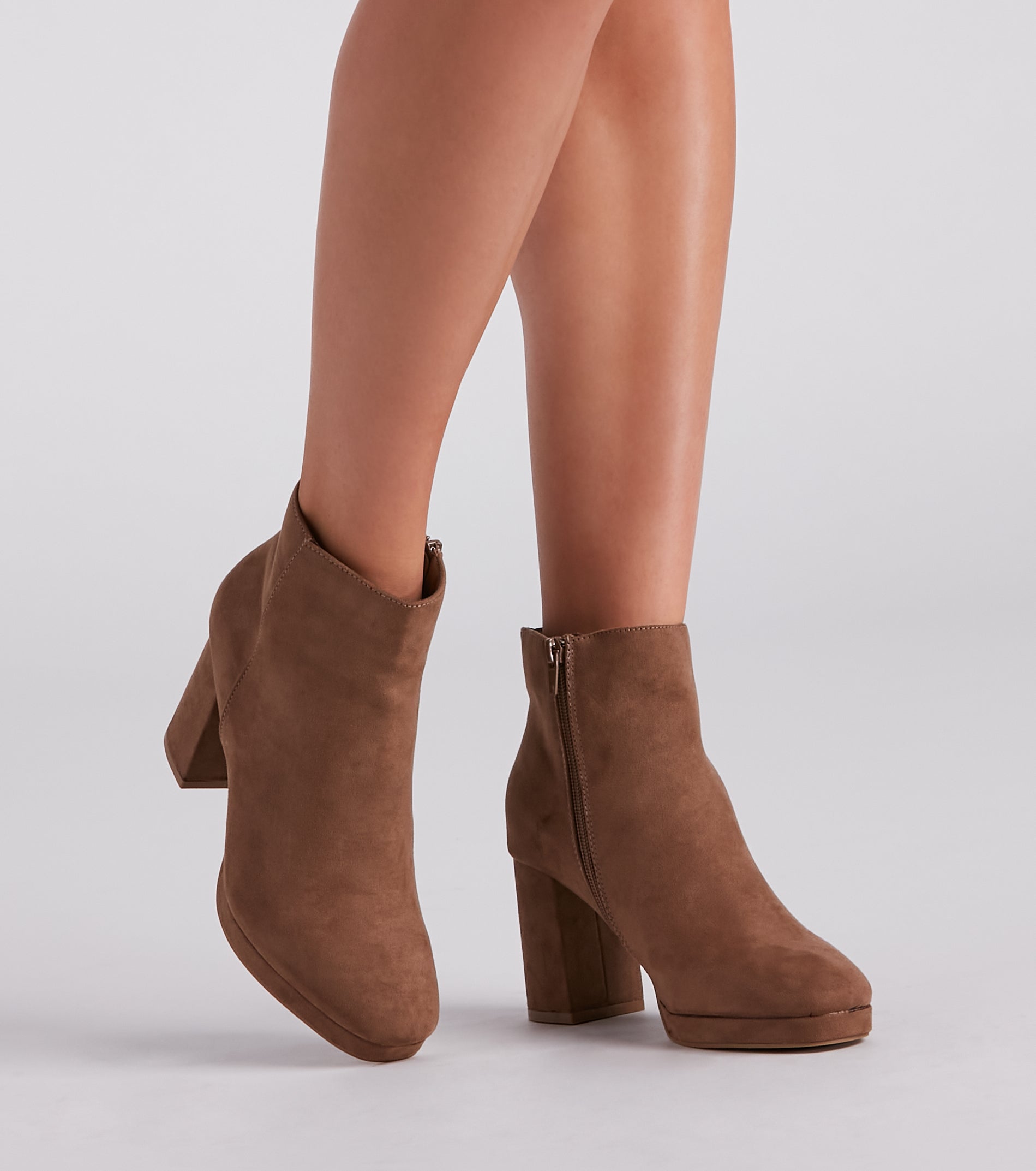 Autumn Perfection Faux Suede Booties