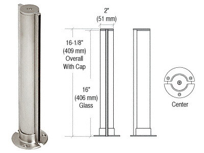 CRL PPJ20CBS Brushed Stainless 2 Round Tight Fit ...