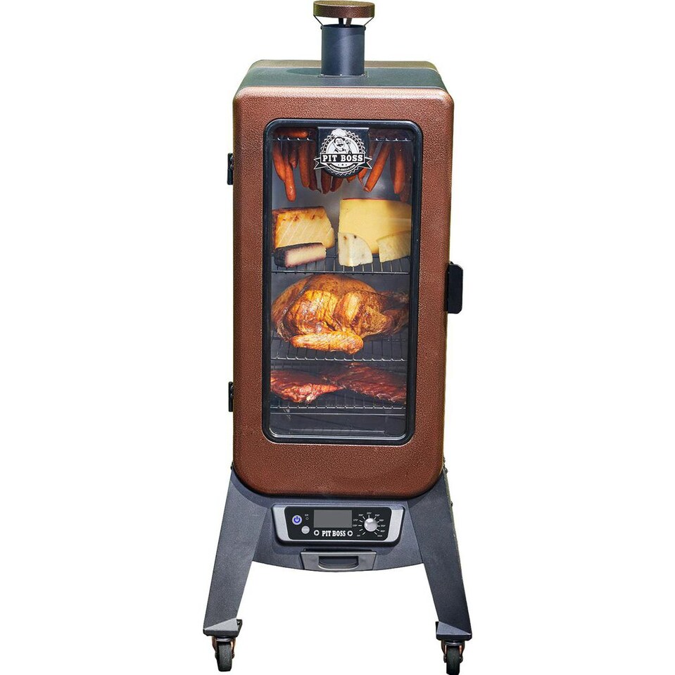 Pit Boss 77350 Copperhead 3 Series 25-Inch Vertical Pellet Smoker w/ Window