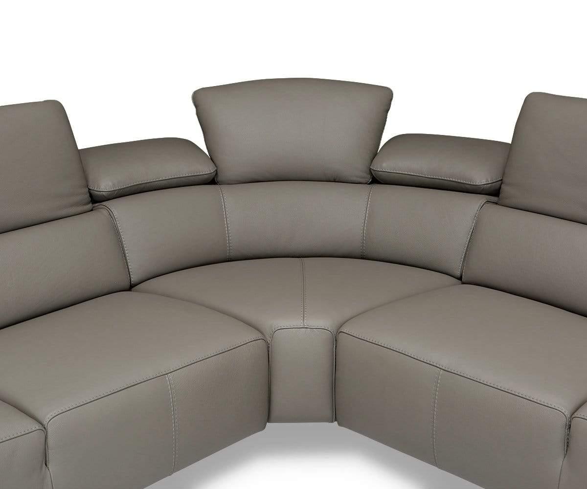 Abella Leather Sectional