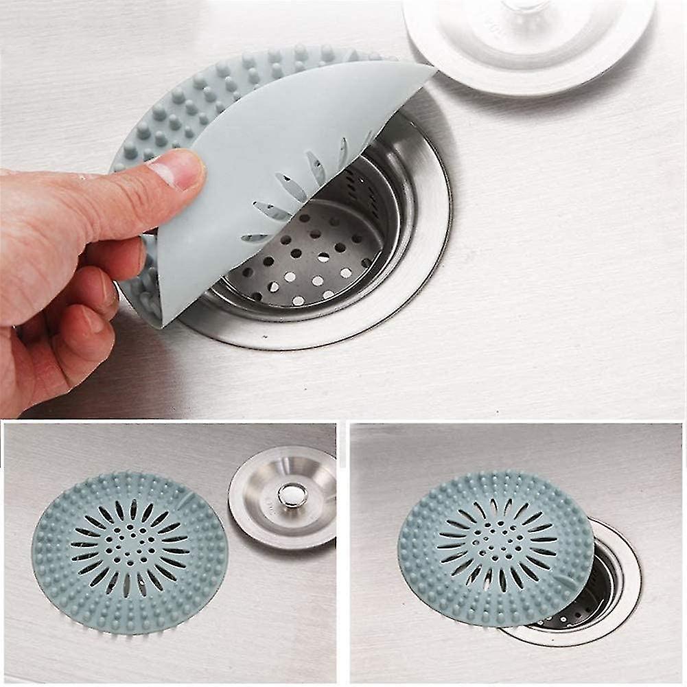 Other Sink Accessory 4pcs Silicone Hair Filter Universal Drain Protector Can Be Used In Bathroom Bathtub Kitchen Scrollsqy Hair Filter