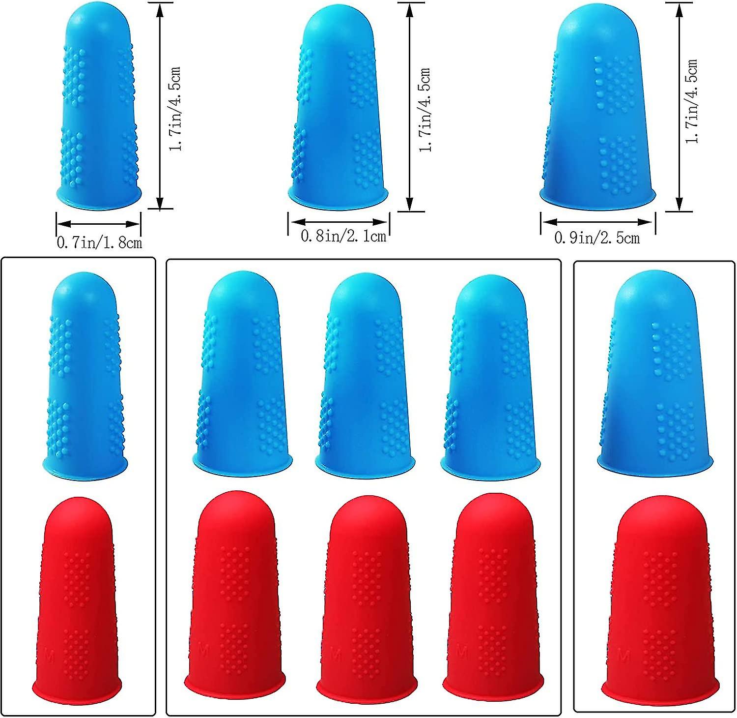 Silica Gel Finger Protection，10pcs Of 3 Sizes Silicone Finger Cots