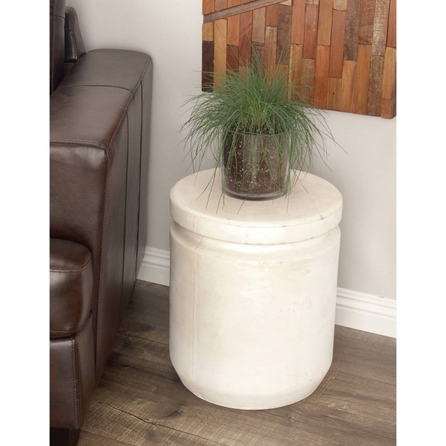 Fiber Clay Patio Garden Stool Olivia amp May