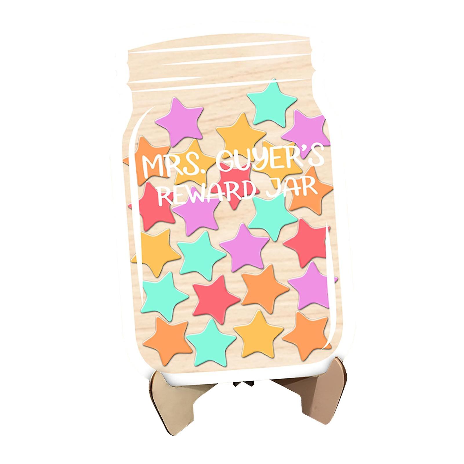 Personalized Stars Reward Bottle For Brushing Daily Reading Whiteboard Teaching