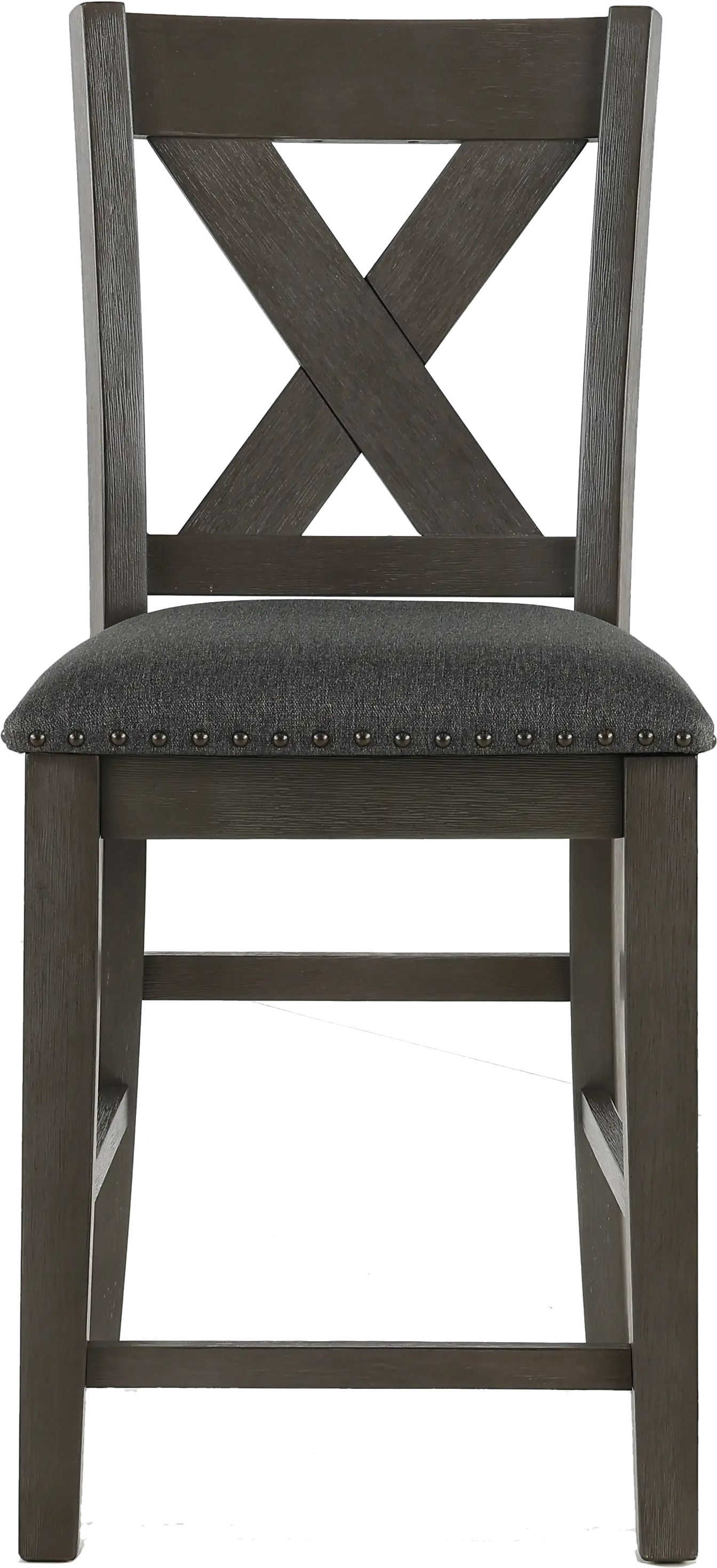 Carson Gray Upholstered Counter Height Stool