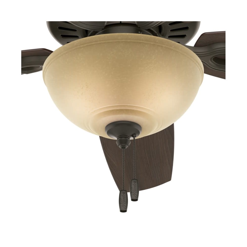 Hunter Builder Deluxe Ceiling Fan 52 Bronze Brazilian Cherry ;