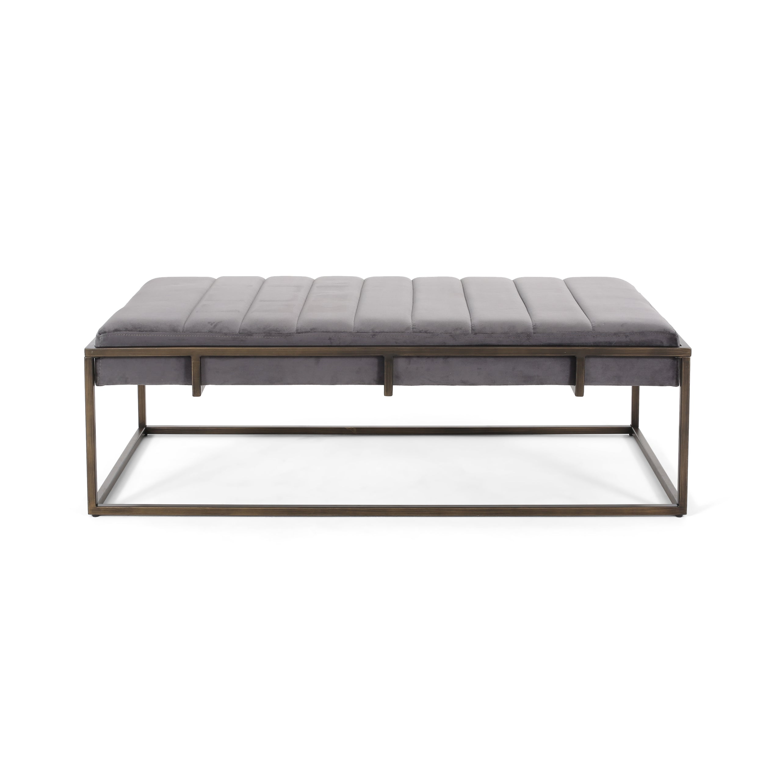 Vassy Modern Velvet Ottoman Bench