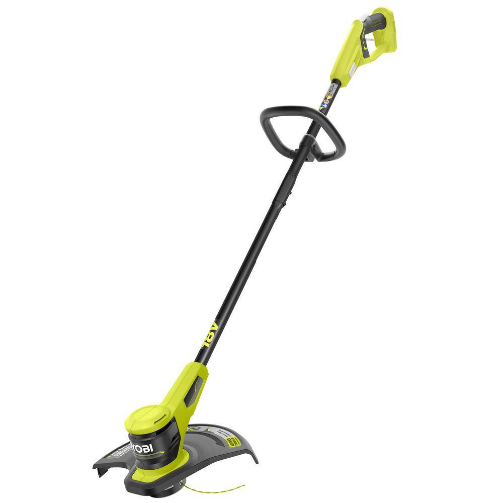 RYOBI ONE+ 18V Cordless Battery String Trimmer and Blower Combo Kit (2-Tools) with 4.0 Ah Battery and Charger P20151