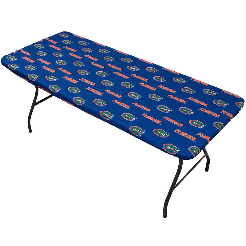 NCAA Florida Gators Tailgate Fitted Tablecloth， 72 x 30