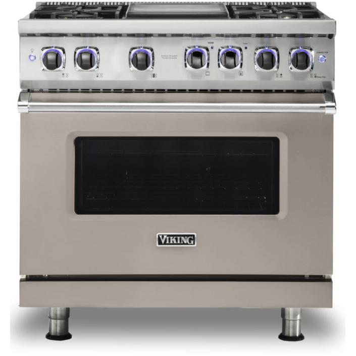 Viking 36-inch Freestanding Gas Range with Elevation Burners VGR7362-4GPGLP