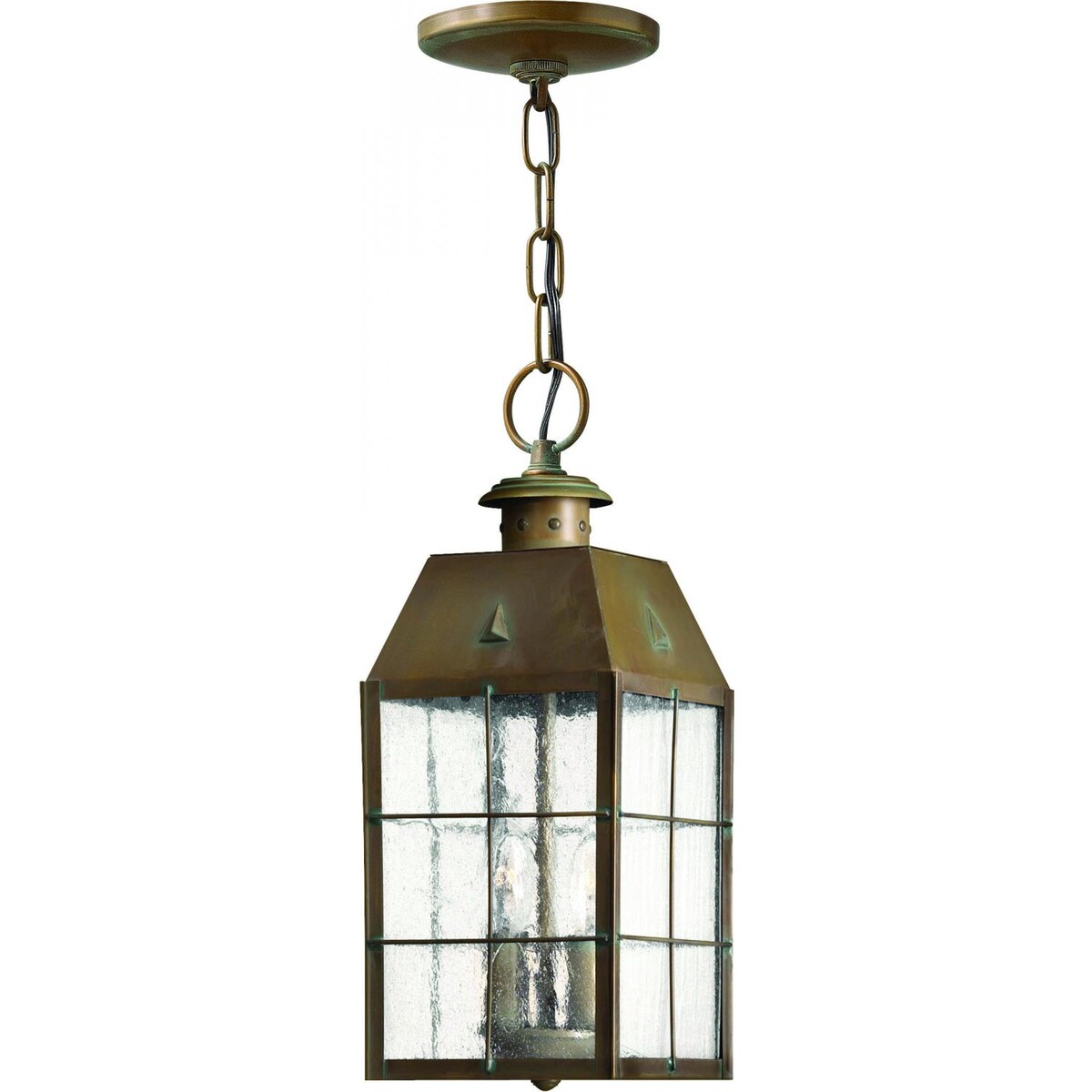 Hinkley Lighting Nantucket Two Light 15-Inch Outdoor Hanging Lantern