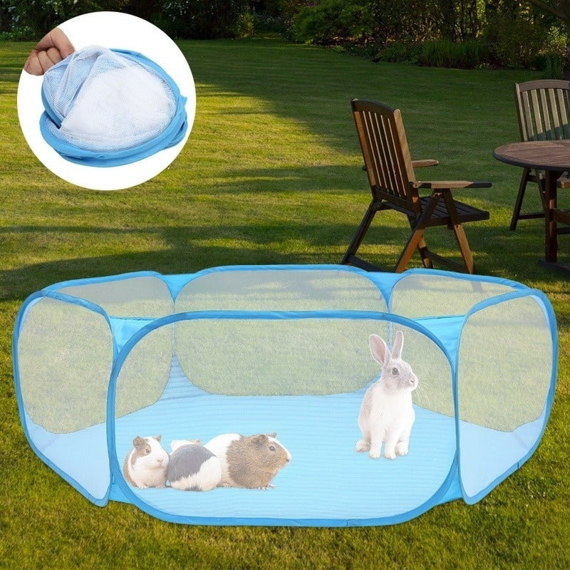 HOTBEST Pet Playpen Portable Open Indoor Outdoor Small Animals Cage Tent Fence for Hamster Chinchillas and Guinea Pigs