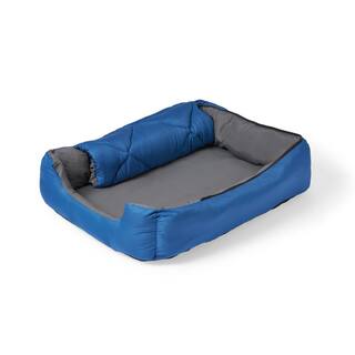 OmniCore Designs Pet Sleeping Bag with Zippered Cover and Insulation for IndoorOutdoor Use as Pet Beds or Pet Mats (SMBlue) 850008244162