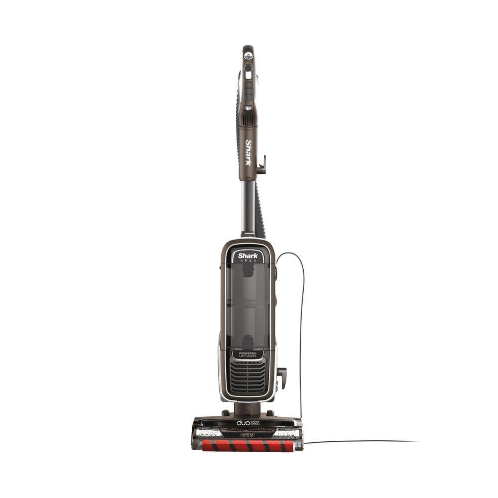 Shark APEX DuoClean Powered Lift-Away Bagless Corded Upright Vacuum with Self-Cleaning Brushroll in Gray - AZ1002 AZ1002