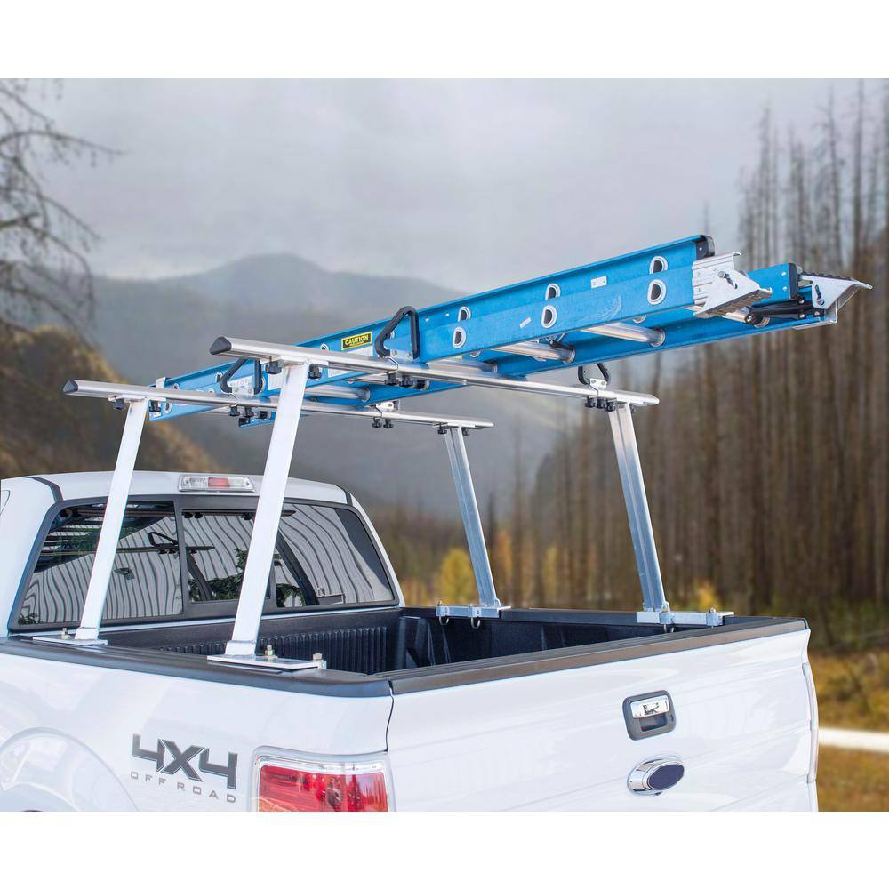 PRO-SERIES 800 lbs. Capacity 4-Post Aluminum Utility Truck Rack 807240