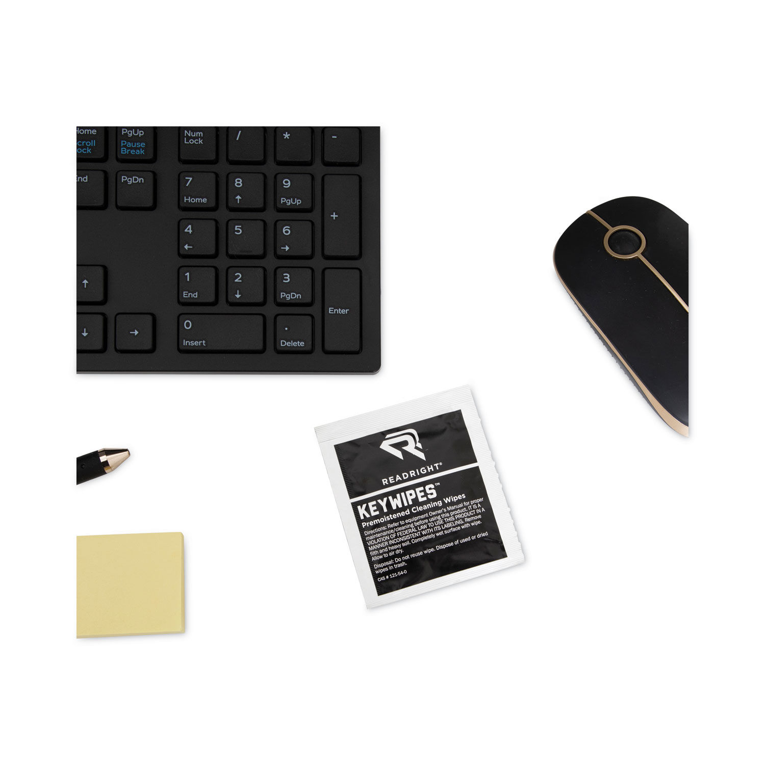 KeyWipes Keyboard Wet Wipes by Read Rightandreg; REARR1233