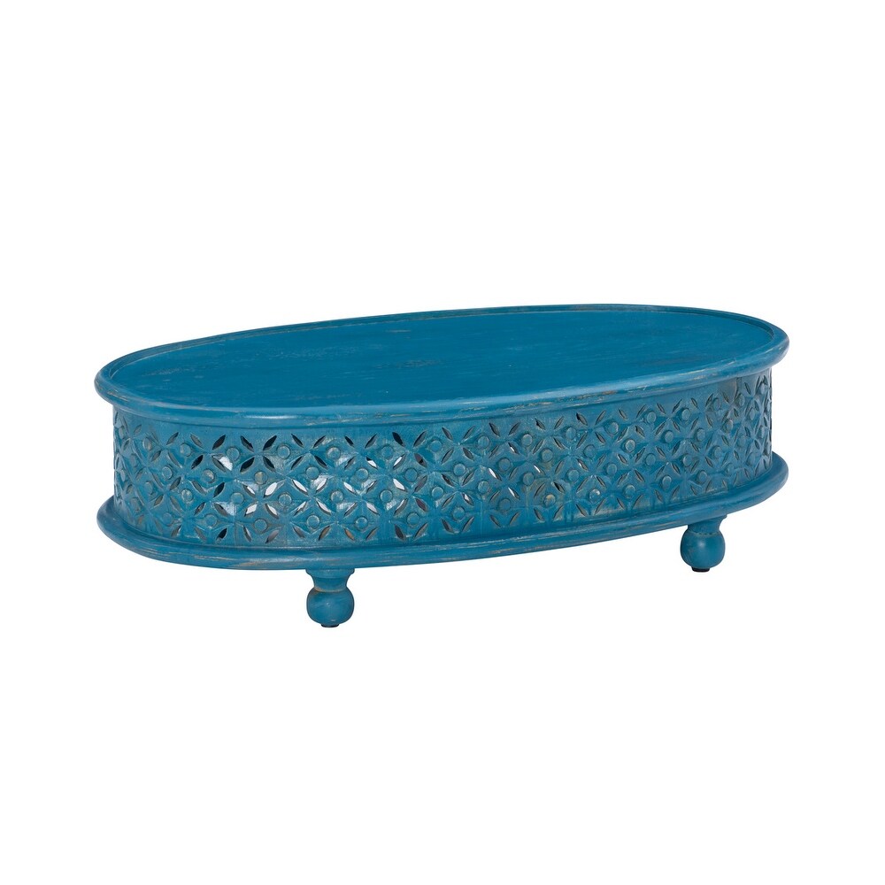 Jennifer Boho Oval Coffee Table