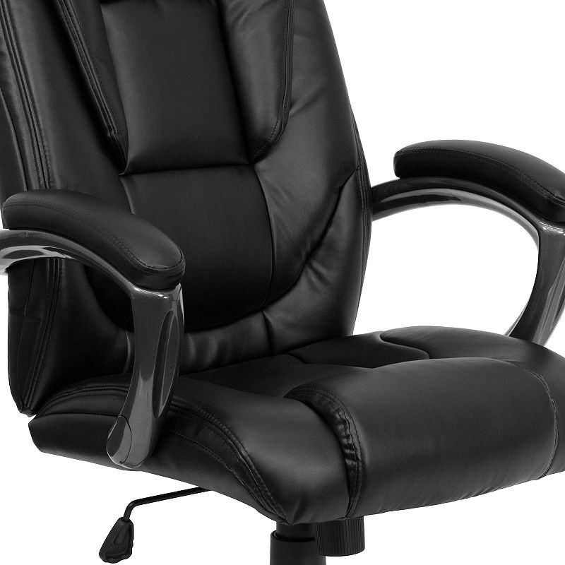 Flash Furniture Oma High Back LeatherSoft Swivel Ergonomic Office Chair